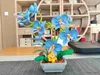 Blokken Bloemen Boeket Bouwstenen Bloemen Vetplanten Plant Romantisch Woondecoratie Baksteen Speelgoed Meisjes Geschenken R230701