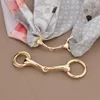 Pins Brooches jackstraw scarf Woggle high-grade chain scarves buckle bit mouth belt buckle three round silk accessories jewelry scarf ring 230630