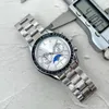 高級ファッションメンズウォッチメンズウォッチ高品質41mmダイヤルクォーツ時計ビジネスレジャーマスターデザインスチールバンド男性時計。
