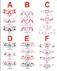 Temporary Tattoos Tattoo Stickers Sexy Female Red Heart Pattern Fake Tattoo on Waist Body Art Waterproof Durable Temporary Tattoo Sticker T2222 230701