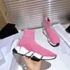 Projektanci Speeds 2.0 V2 Casual Buty Platforma Sneaker Men Men Kobiety Paris Socks Boots Brand Black Grey Blue Light Ruby Graffiti Luksusowe trenerzy Sneakers S18