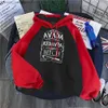 Damen-Sweatshirts, Damen-Kapuzenpullover, warm, Übergröße, Druck, Damen-Sweatshirt, Herbst-Winter-Stil, Fleece, lose, hochwertige Hoodies Z230701