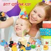 10 Pcs/set Baby Bath Toys for Kids Cute Animals Swimming Water Toys Soft Rubber Float Squeeze Ducks Kids Wash Play Funny Gift L230518