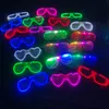 Overige evenementen Feestartikelen 8153050 stuks Glow in the Dark Led-bril Feestartikelen Oplichtende zonnebrillen Neon Glow-bril voor kinderen Volwassenen Feestartikelen 230630