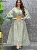 Vêtements Ethniques Siskakia Robes De Soirée De Mariage Dubaï Turquie Arabe Marocain Jalabiya Maille Or Estampage s Plume Bande Golfe Abayas 230630