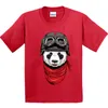 Clothing Sets Kids Cowboy Panda Cowpanda Printed Design 100 Cotton ANIMAL T Shirt Boys Girls Short COOL Tops Children Cute T Shirt GKT035 230630