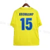2005 2006 Maglie da calcio retrò Villarreal Kromkamp Forlan Riquelme a maniche corte Short Shirt Uniforms 05 05