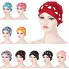 인도 Turban 여성 Braids Chemo 모자 이슬람 Hijab 보닛 모자 아프리카 Headties 탈모 Headwrap Headscarf Wrap Turbante Mujer