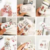 Adhesive Stickers 100 PCS Cute Cartoon Graffiti Sticker Water Cup Computer Refrigerator Phone Waterproof Decoration Wholesale DIY Toys 230630