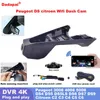 Voiture dvr Plug and Play Wifi Dash Cam Caméra DVR Peugeot 3008 4008 5008 DS4 DS5 DS5LS DS6 DS7 DS9 pour Citroen C2 C3 C4 C5 C6HKD230701