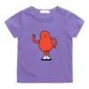 Conjuntos de roupas STICKY MONSTER LAB Camisetas fofas com estampa de mangá Kawaii Camiseta de anime 100 algodão Camiseta regular macia para meninos e meninas 230630