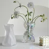 Vases Accessories Dried Glasses Room Vase Bathroom Glass Desktop Decoration Flower Deco Table Gifts Nordic 230701