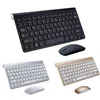 Mäuse Rary Mini Wireless Tastatur und Maus -Set wasserdicht 2,4 GHz für Computer Apple PC, das für die Reise geeignet ist und einfach zu tragen ist