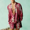 Mens Tracksuits 2PCS Suits Men Fashion ShirtsShorts Two Piece Sets Hawaii Shirts Luxury European Shirt Beach Vocation Outfits Streetwear 230630