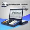 Calculatrices 12 bits gros bouton pliage calculatrice de voix flip grande prononciation humaine business finance bureau ordinateur portable