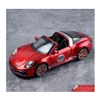 Diecast Model Arabalar 1 32 Porsche 911 917 Alaşım Araba Minyatür Targa Cabrio Supercar Çocuklar Için Hediye Metal Araç Çocuk Oyuncakları Boys Dhhg6