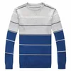 Men's T Shirts 2023 Casual Sweater O Neck Striped Slim Fit Knittwear Autumn Winter Mens Sweaters Pullovers Pullover Men Pull Homme M 3XL 230630