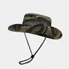 Кепка для рыбалки, камуфляжная дышащая шапка с широкими полями, шляпа Boonie, уличная сетчатая кепка для путешествий, рыболовная ведро, шляпа, фигуристка