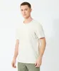 Luu Men Tシャツデザイナーラグジュアリーメンズフィットネススポーツレジャーアウトドアソリッドカラーラウンドネック短袖ポケットリラックスフィットTジョガーランニング