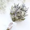 Gedroogde bloemen natuurlijke lavendel bloemboeket voor thuis bruiloft kerst decor slaapkamer middelpunt tafel regelen bruid vasthouden
