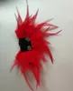 Pins Brooches Luxury Red Feather Crystal Corsage Brooch Pin For Man Women Suit Clothes Fashion Banquet Jewelry Wedding Accessories For Sale 230630