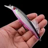 Baits Lures 1PCS Laser Minnow Fishing Lure 11CM 13G pesca hooks fish wobbler tackle crankbait artificial japan hard bait swimbait 230630