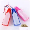 Water Bottles 250Ml Dog Outdoor Bottle Travel Sport Feed Drinking Pet Supply Portable Product Drop K3 Delivery Home Gar Dyt