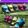 Baby barnvagn Sunshield Shade Protection Hood Canopy täcker barnvagnar barnvagn accessoarer baby barnvagn sol visor vagn solskugga l230625