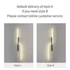 Lampen Moderne minimalistische Streifen LED Wandleuchte Lichter Beleuchtung für Schlafzimmer Nacht Wohnzimmer Gitter TV Sofa Lobby Hintergrund DekorHKD230701