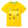 Ensembles de vêtements Merch A4 Lamba Cartoon Print T-shirts Été Coton Garçon Fille Manches Courtes TShirts Casual Enfants Tees Costume Tops Mignon Cadeau 230630