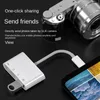 Adapter USB 5 w 1 Typec Android IOS IOS Flash Drive SD/TF Czytnik karty Adapter dla iPhone iPad MacBook Laptop Xiaomi Samsung