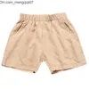 Krótkie spodenki Baby Boys Summer Solid Pp Pp Linen Shorts for Girl