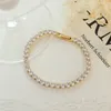 Bracelet de créateur de mode 18K Zircon Bracelet pour femmes et filles Mariage Fête des Mères Bijoux Bracelet Cadeaux pour femmes Bijoux Diamants Bracelets Zirconium Silicate
