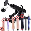 Women's full-automatic gun machine masturbation device with vibrating rod simulated penis female adult sex products