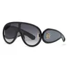 58% Оптовая продажа солнцезащитных очков 23014 New Wing Style Цельные модные женские персонализированные солнцезащитные очки Advanced Sense для путешествий
