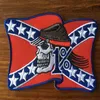 Rebelde 1% Bandeira Americana MC Biker Patch Bordado com Ferro Costurado Distintivo 10 pçs Lote Aplique DIY 265C