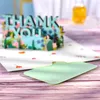 Autres fournitures de fête d'événement Lot de 10 cartes de remerciement pop-up 3D Fête des mères Fête des pères Cartes de vœux pour toutes les occasions Thanksgiving Day Business Wholesale 230630