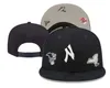 2023 All tem Logo Designer baseball Snapbacks Chapeaux réglables Chapeau plat ajusté Chapeau de football de basket-ball de broderie Chapeau en maille fermé plein extérieur Ordre de mélange de casquettes de sport