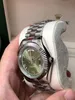 Con scatola originale Orologi da uomo di lusso Datejust Alta qualità 41mm Meccanico automatico 2813 Orologi da polso da uomo di marca in acciaio inossidabile impermeabile Green Dail