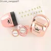 Baby Bottles# Luxury Any Name Customized Baby Feeding Set Gold Rose Silver Milk Bottle Pacifier Bling Case Unique Birthday Gift 220708 Z230701