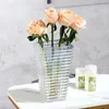 Films légers créatif Style européen Vase en verre fleur sèche ornement de table ustensiles décoratifs Vases de Terrarium pour la décoration