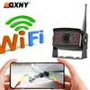 Автомобиль DVR Wi -Fi Truck Bus RV HD 720p Wireless 5G Camper Trainerpickupsvanrv DVR Рекордер Передний вид заднего вида для iOS или Android Phonehkd230701