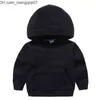 Felpe con cappuccio Felpe INPEPNOW Solid Felpa per bambini per ragazzo Felpe con cappuccio Bambini Neonate Vestiti Cotone Adolescenti Felpa Poleron Dropship 220110 Z230701