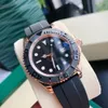 Brännande stålbälte Reiox Mens Watch Luxury Designer Watches 40mm Automatisk mekanisk mode rostfritt stål Vattentäta lysande klockor