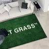 Tapis humide herbe tapis luxe vert zone tapis salon tapis de sol chambre chevet baie vitrée canapé tapis décor à la maison 230630