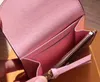 M41939 ROSALIE COIN BURSE Mini Pochette Short Carteiras BOLSO Feminino Carteira Compacta Clutch Titular de Cartão Couro Exótico Sarah Victorine Carteira Portadores de Crédito com Caixa