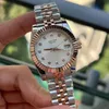 Relógio feminino de grife 31 mm com diamante gelado para fora relógios mecânicos automáticos com pulseira de aço inoxidável relógios femininos relógios de pulso montre de luxe