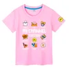 Ensembles de vêtements Merch A4 Lamba Cartoon Print T-shirts Été Coton Garçon Fille Manches Courtes TShirts Casual Enfants Tees Costume Tops Mignon Cadeau 230630