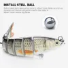 Iscas Iscas VTAVTA 1014cm Afundando Wobblers Pesca Articulado Crankbait Swimbait 8 Segmento Hard Isca Artificial Para Tackle Lure 230630