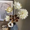 Torkade blommor naturliga lotus dekorativa diy handgjorda för dekor bröllop arrangerar hem rumsbord